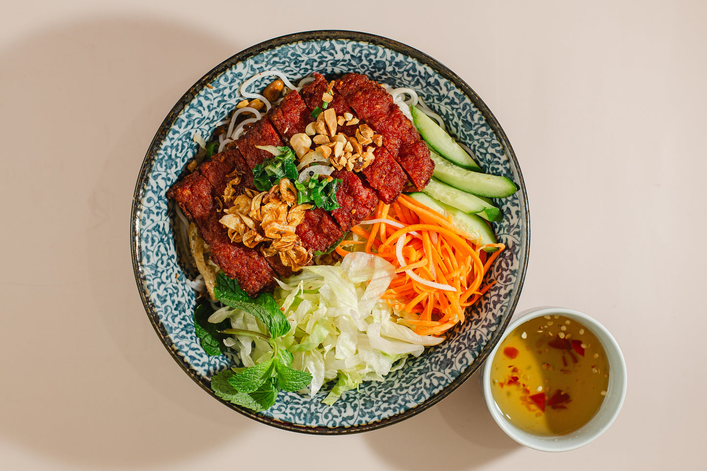 Chargrilled Pork Vermicelli (GF) - Bún Nem Nướng