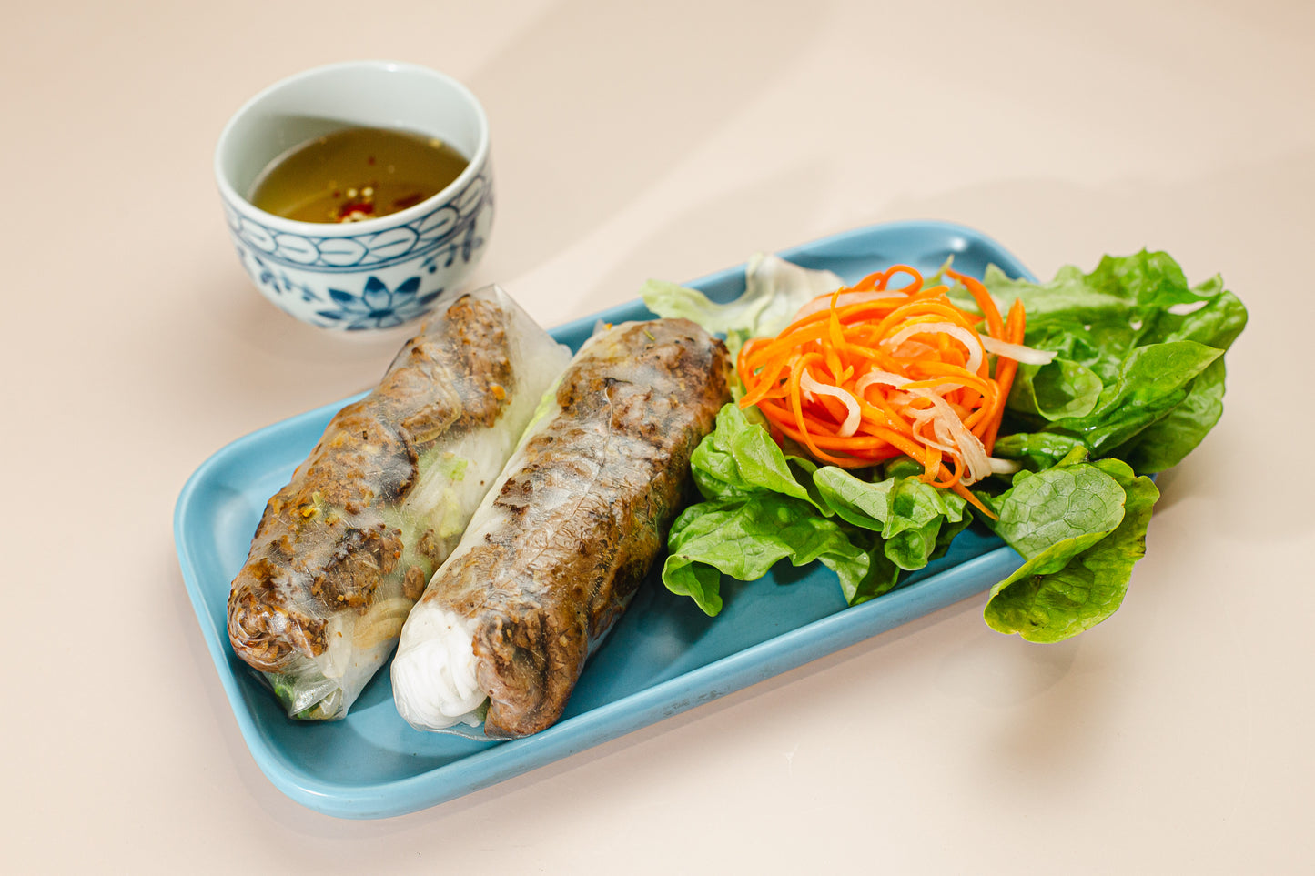 Lemongrass Beef Rice Paper Rolls (GF) - Gỏi Cuốn Bò Sả