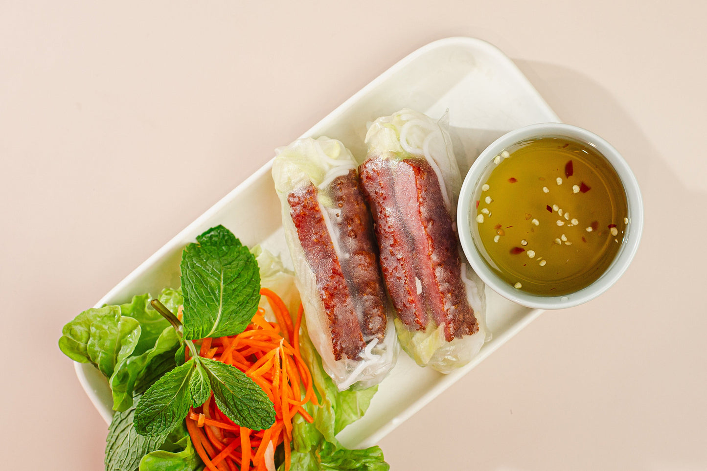 Chargrilled Pork Rice Paper Rolls (GF) - Gỏi Cuốn Nem Nướng