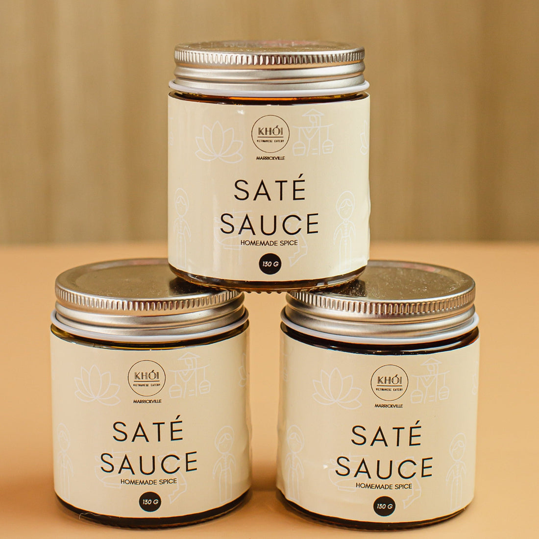 Chilli Oil Sauce Saté Sauce (In Jar) Khoi Eatery